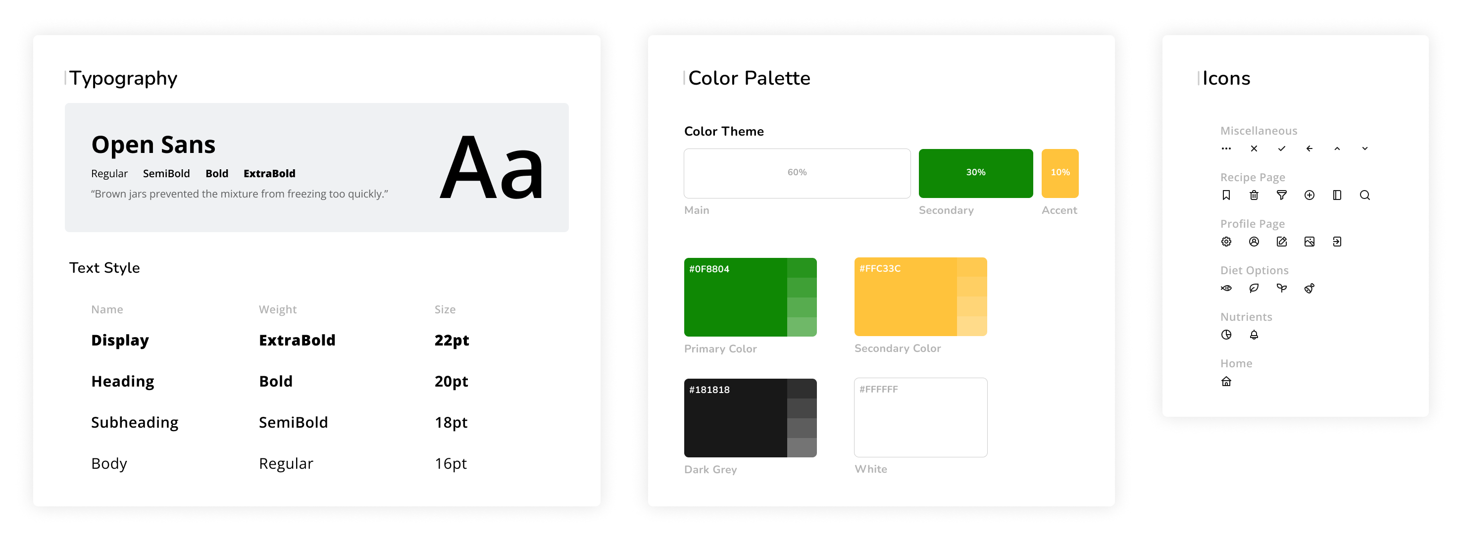 Bingo app - Design system