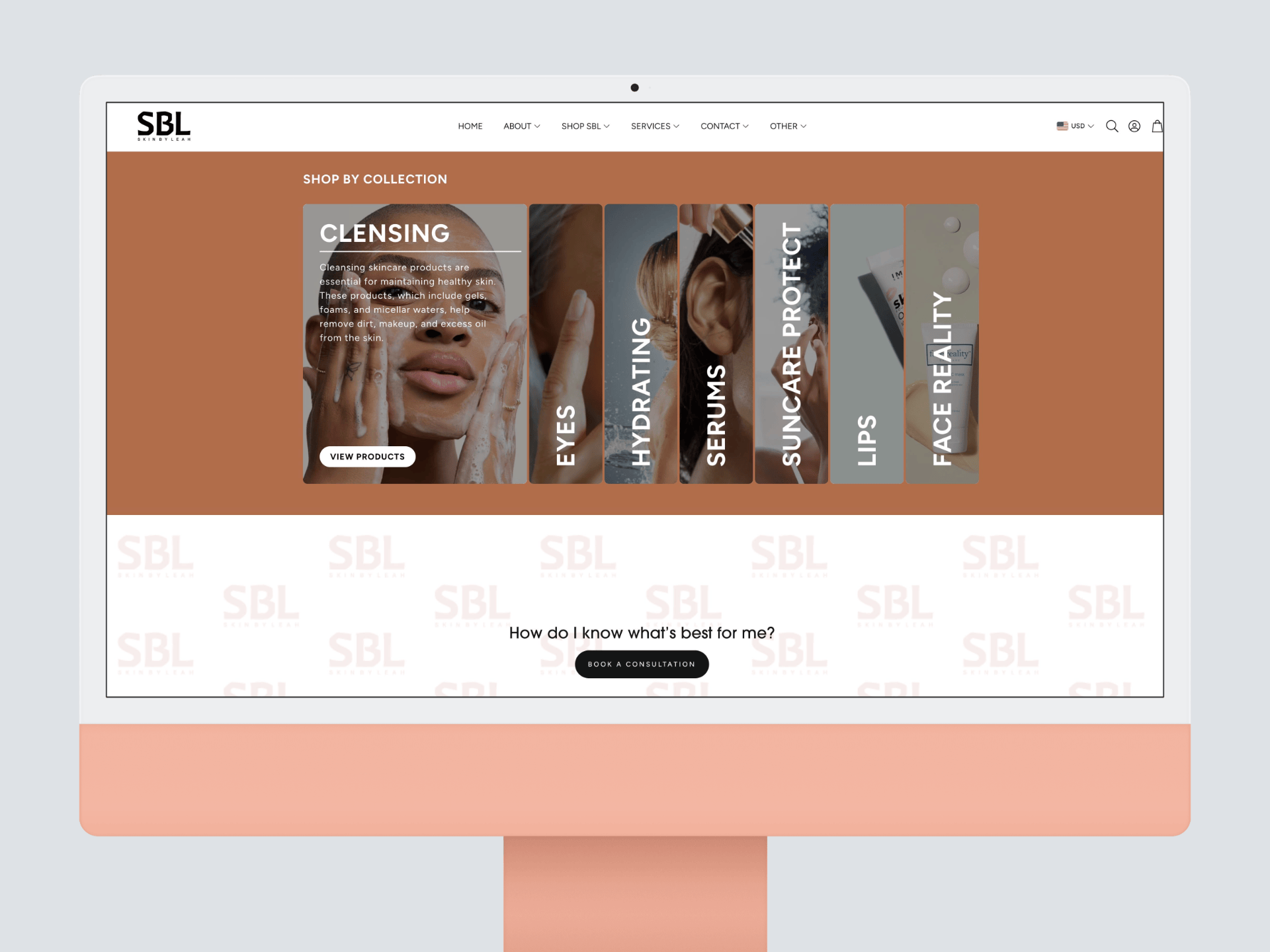 Skin By Leah | Phil-Moore.com Web Design