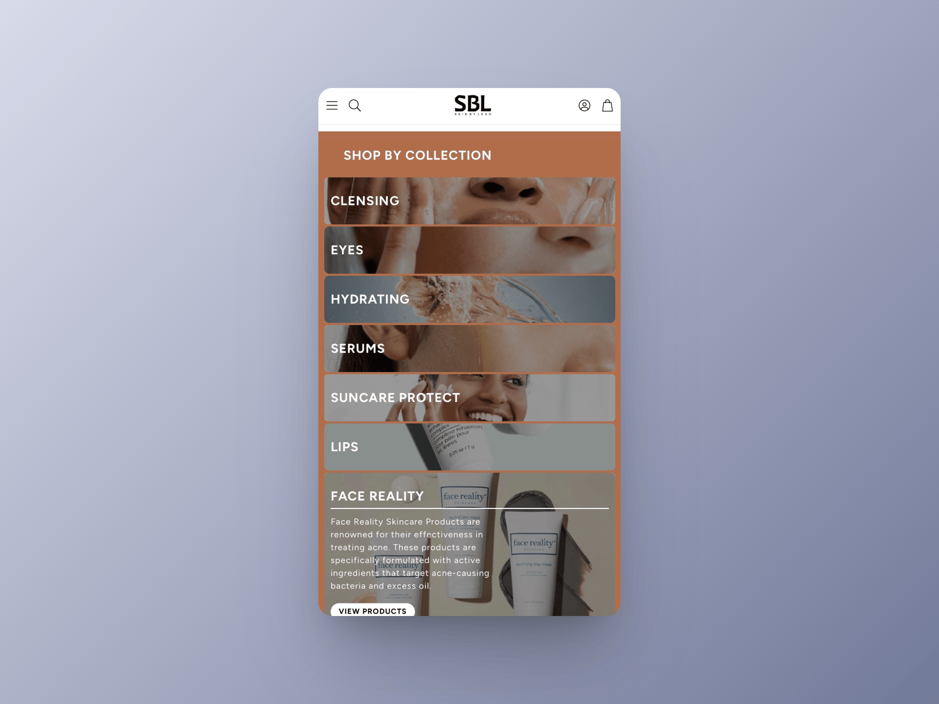 Skin By Leah | Phil-Moore.com Web Design