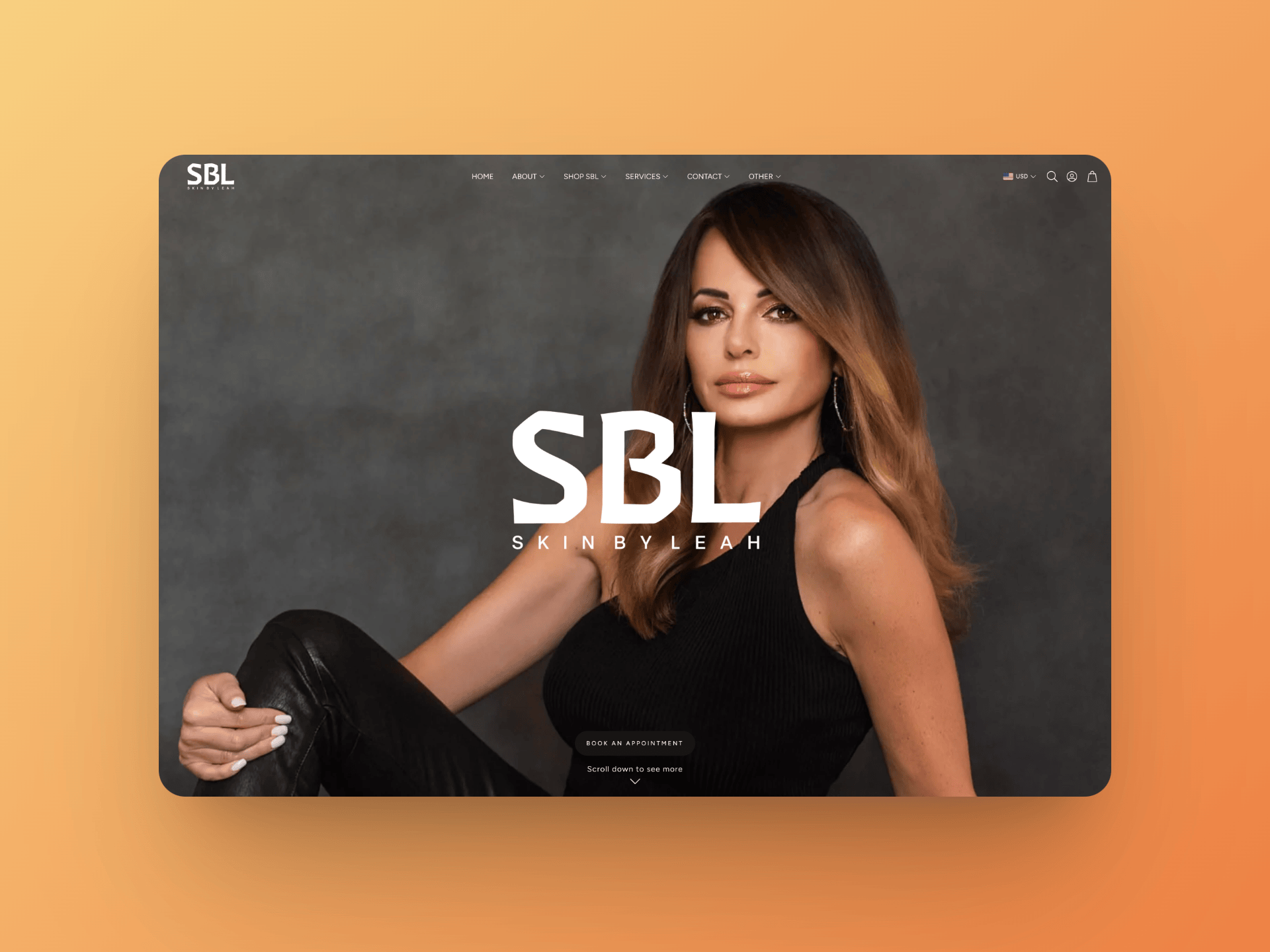 Skin By Leah | Phil-Moore.com Web Design