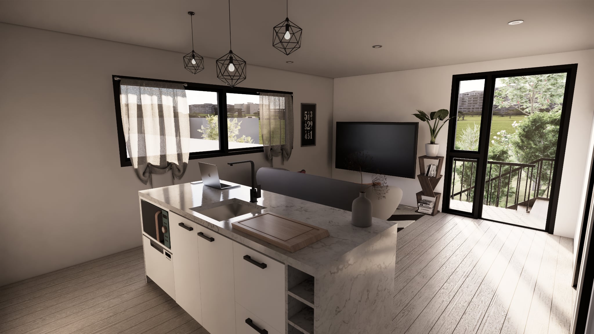 Modal Architecture residential architectural designers steep wellington hill site