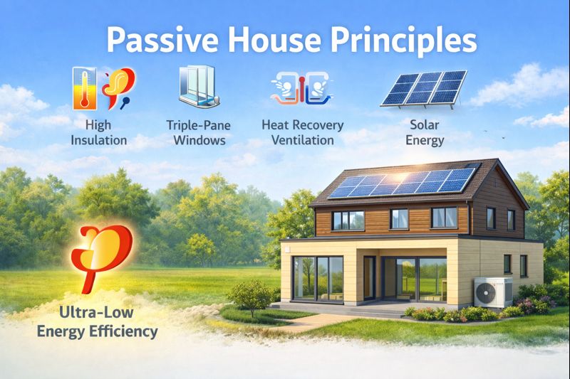 Learn the core principles for creating a naturally comfortable and sustainable house using smart architectural strategies.