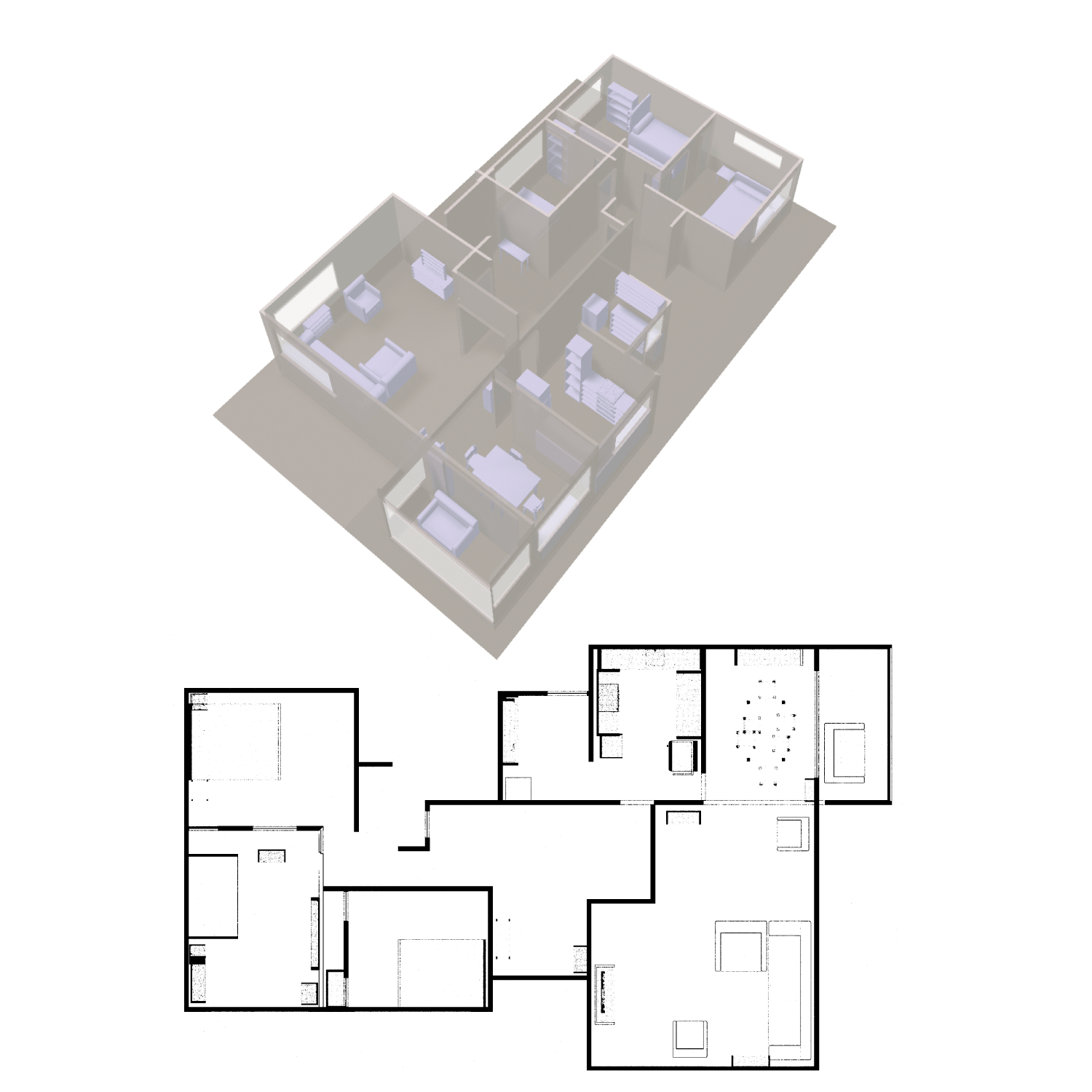 Modal Architecture Bespoke Design Process Project Establishment LiDAR Scanning and Layout Floor Plan