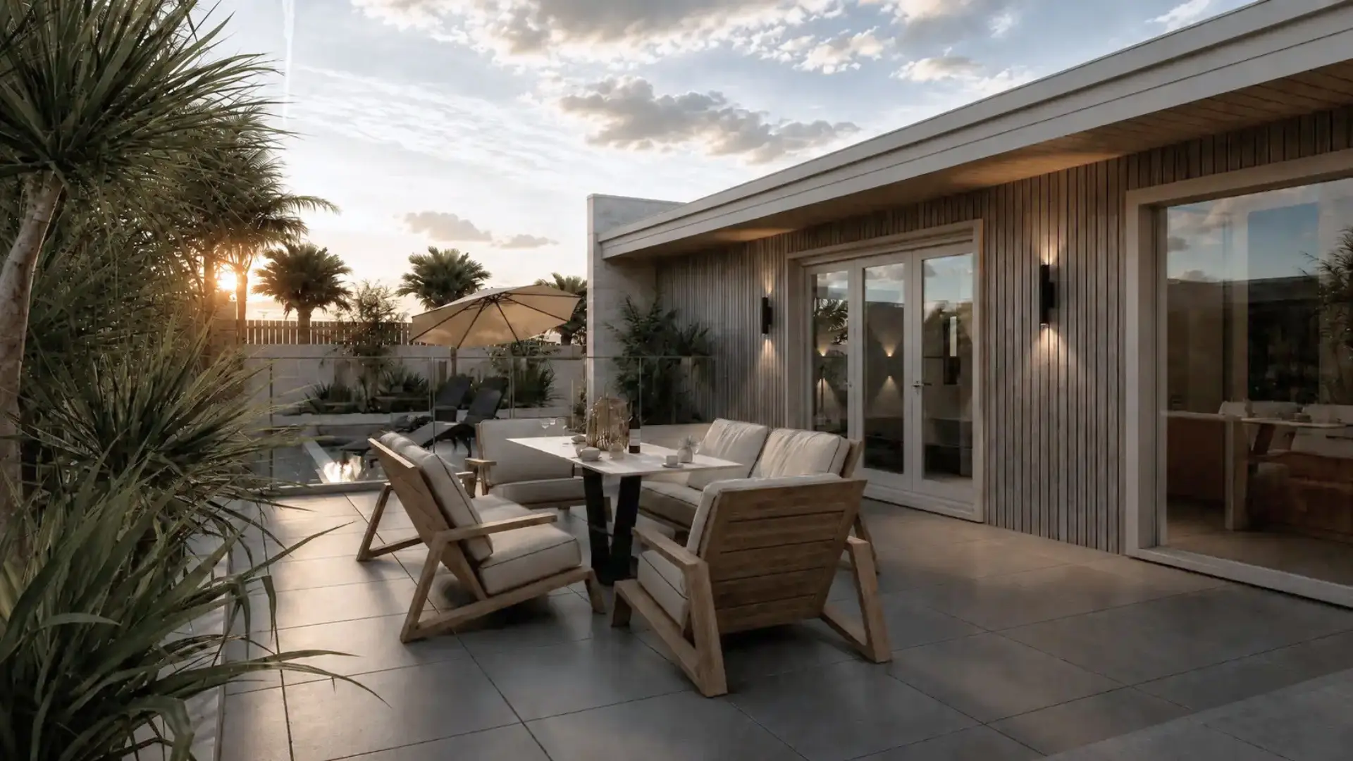 Contemporary New Zealand home designed by Modal Architecture, showcasing considered residential architecture and modern indoor outdoor living.