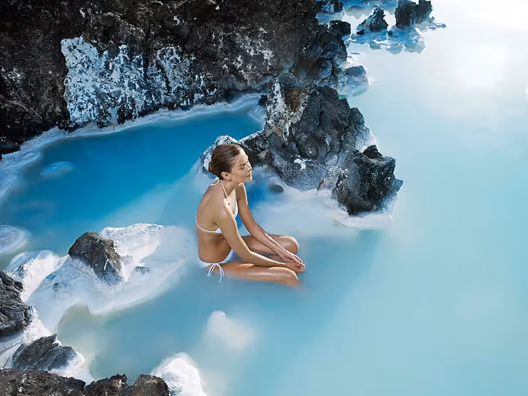 Blue Lagoon geothermal pool Iceland