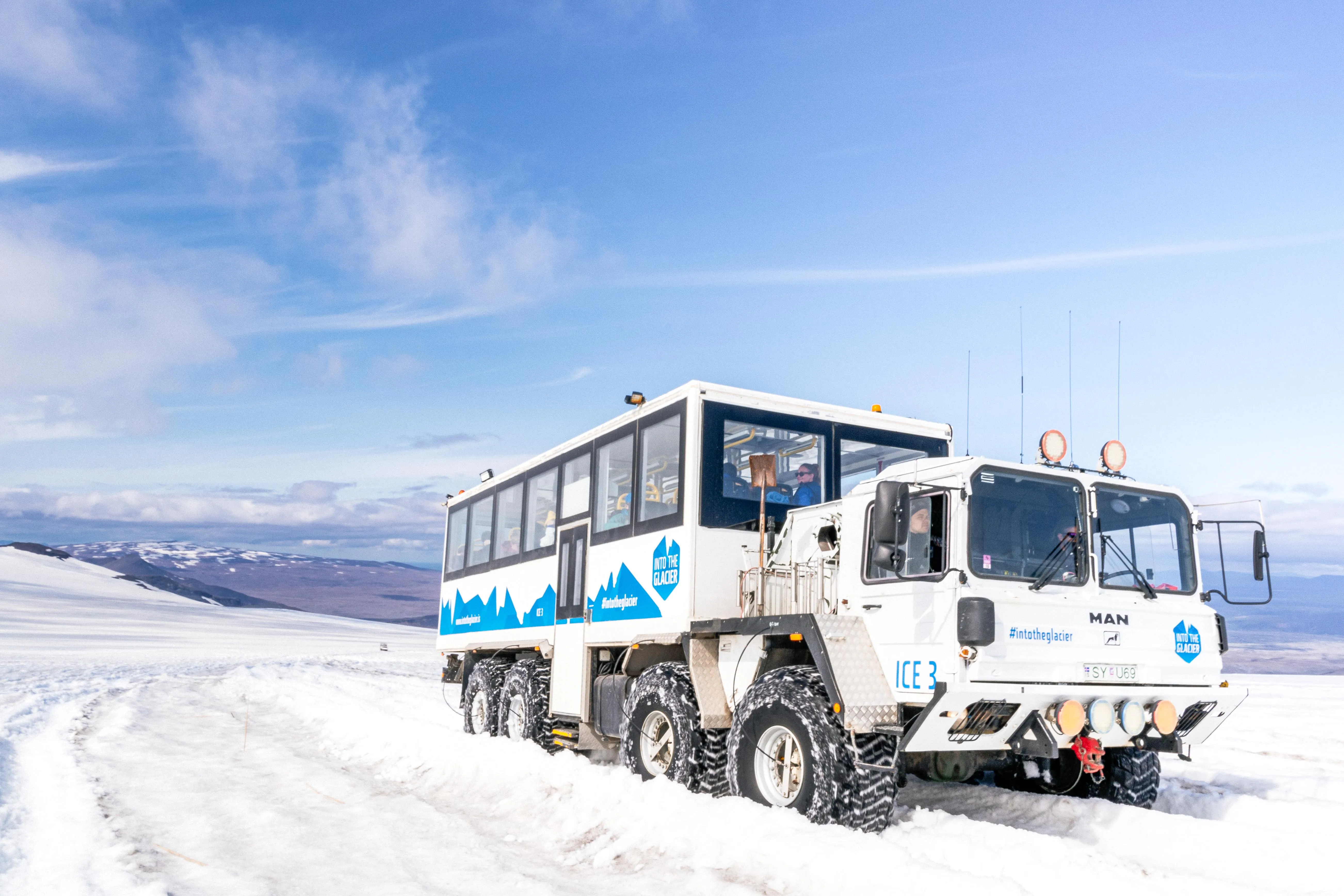 Into the Glacier from Husafell