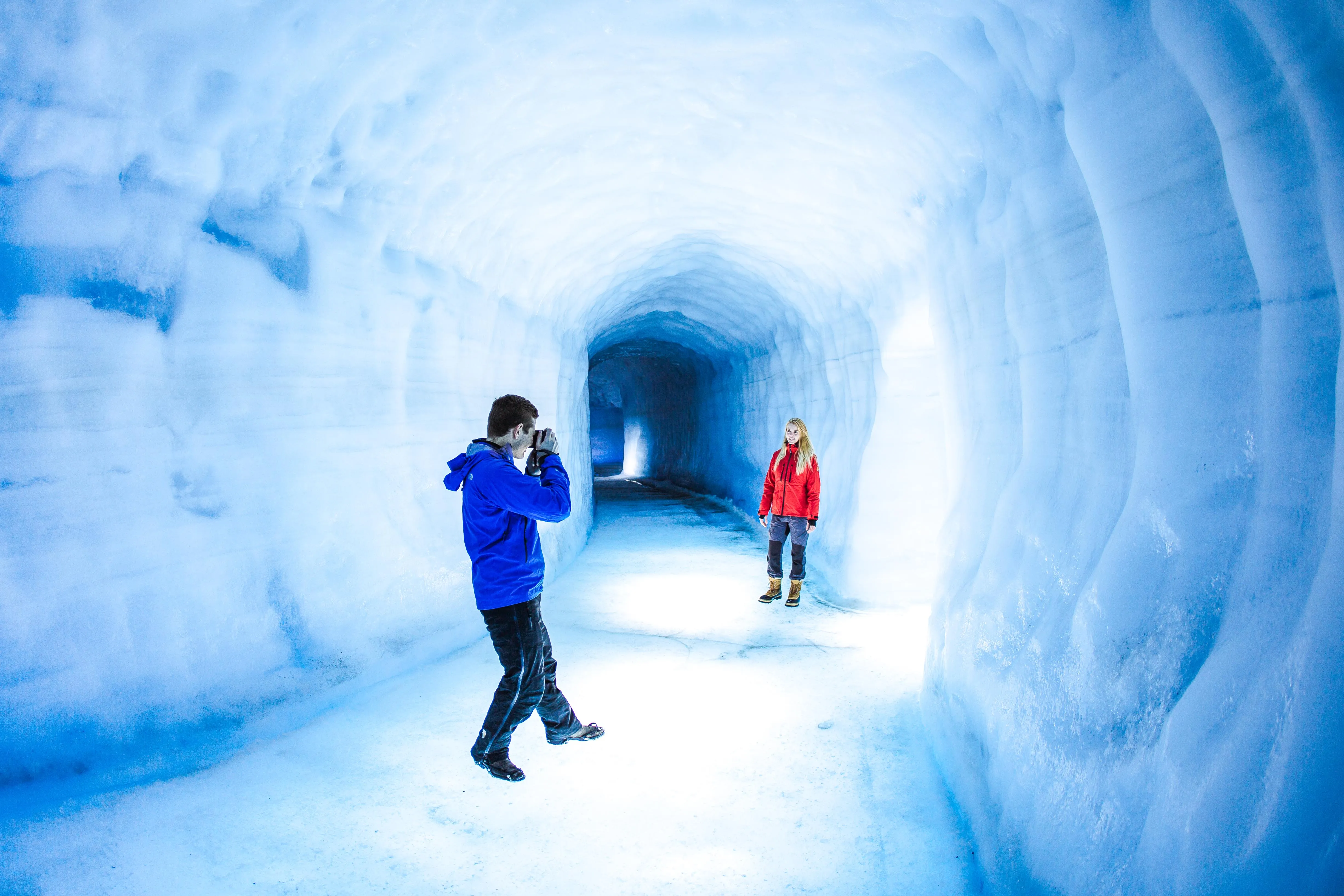 Into the Glacier from Husafell