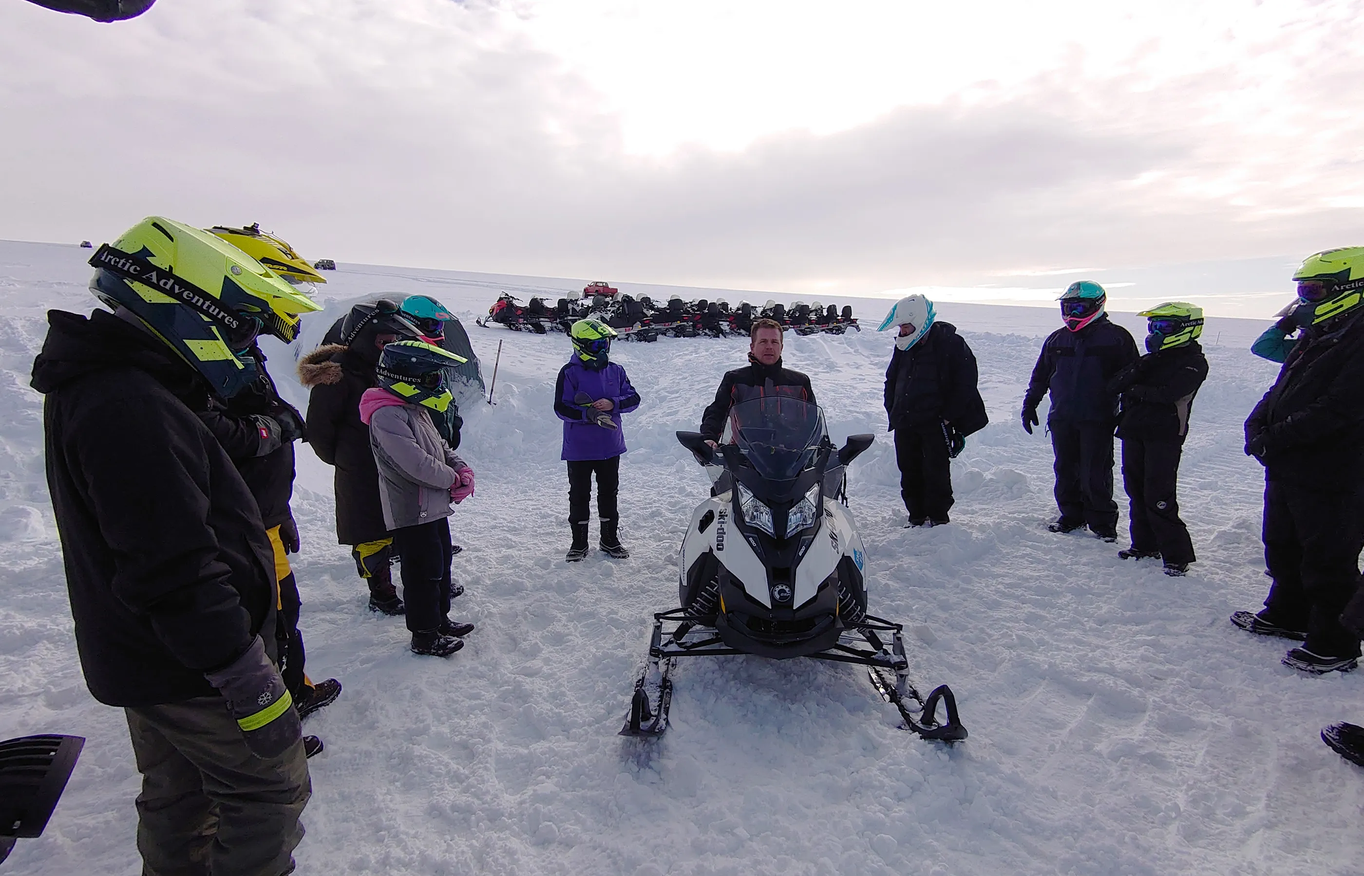 langjökull Glacier Snowmobile Tour From Gullfoss