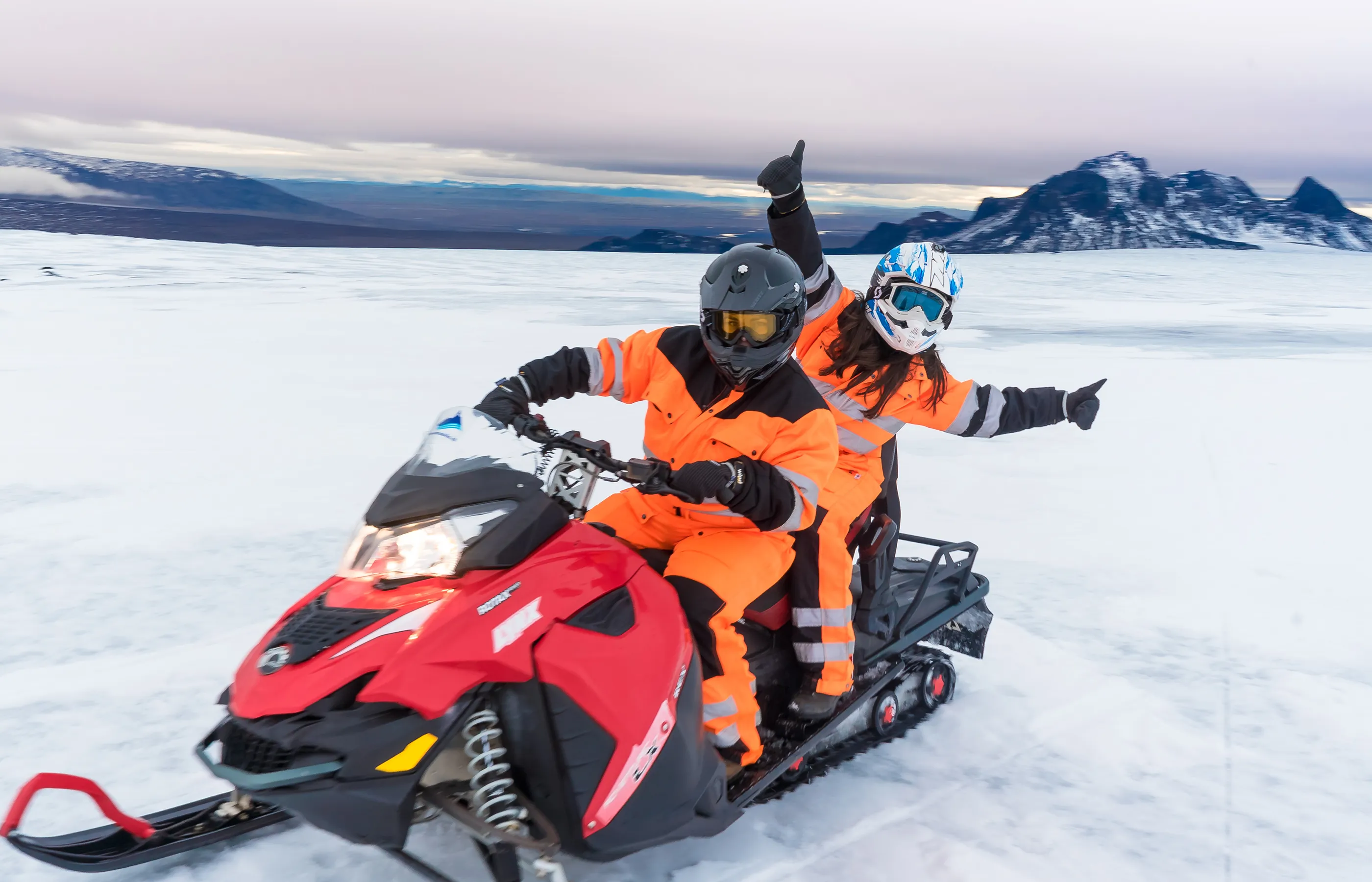 Snowmobiling and Golden Circle Iceland Super Jeep Tour
