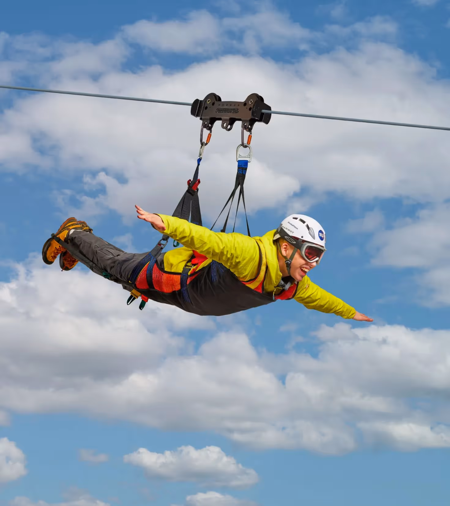 Experience the Mega Zipline Iceland adventure from Hveragerdi - standard ticket