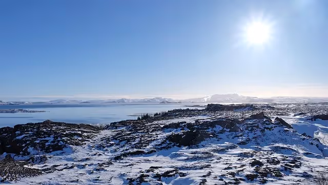 lake, mountain, thingvellir national park