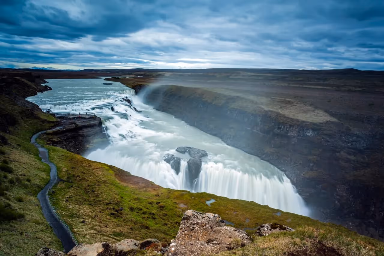 Gullfoss Waterfall