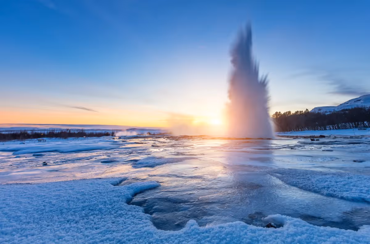 Geyser in Winter (November to March)