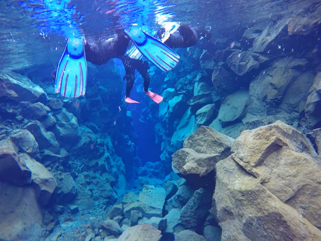 Silfra Fissure in Thingvellir National Park