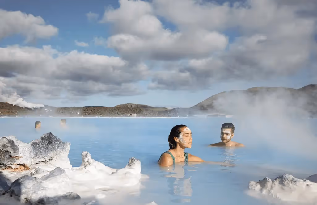Blue lagoon iceland silica mud
