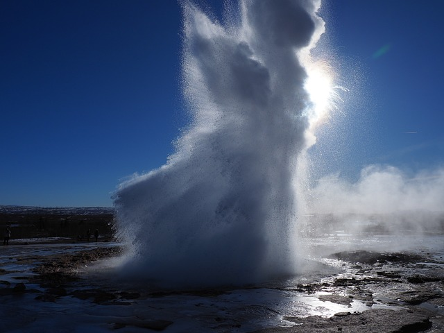 geyser, spring, strokkur