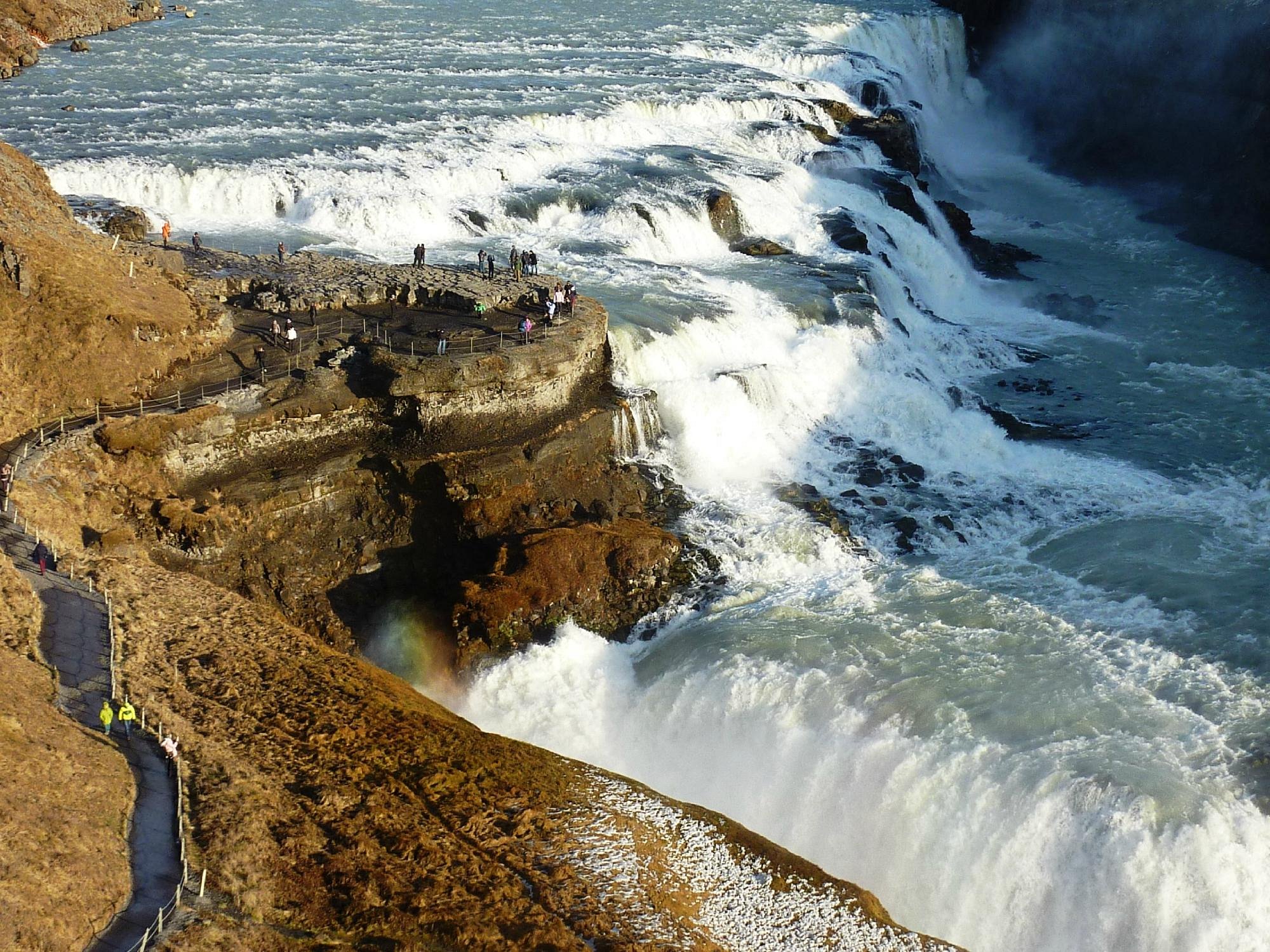 Gullfoss waterfall - photo 1