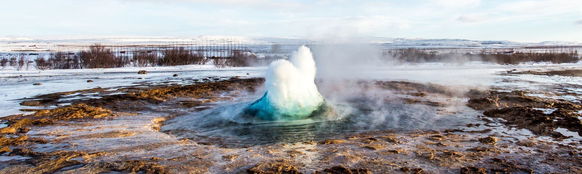 Geysir Hot Springs and Geothermal Area in Iceland