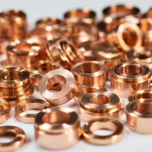 pièces cuivrées par Stach Industrie, entreprise spécialisée dans le cuivrage (traitement de surface)