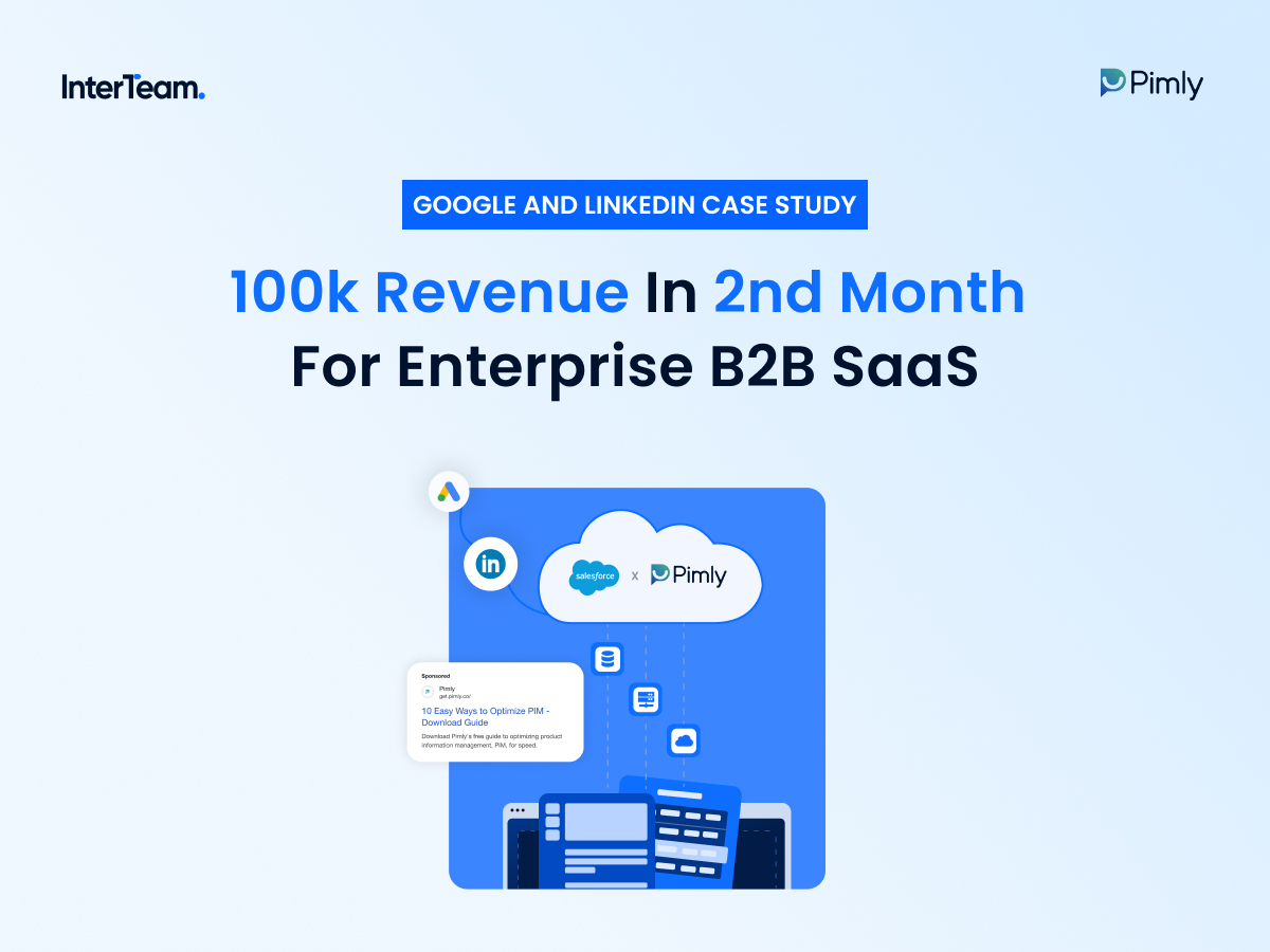 Enterprise Ad Targeting on Google & LinkedIn Case Study Cover