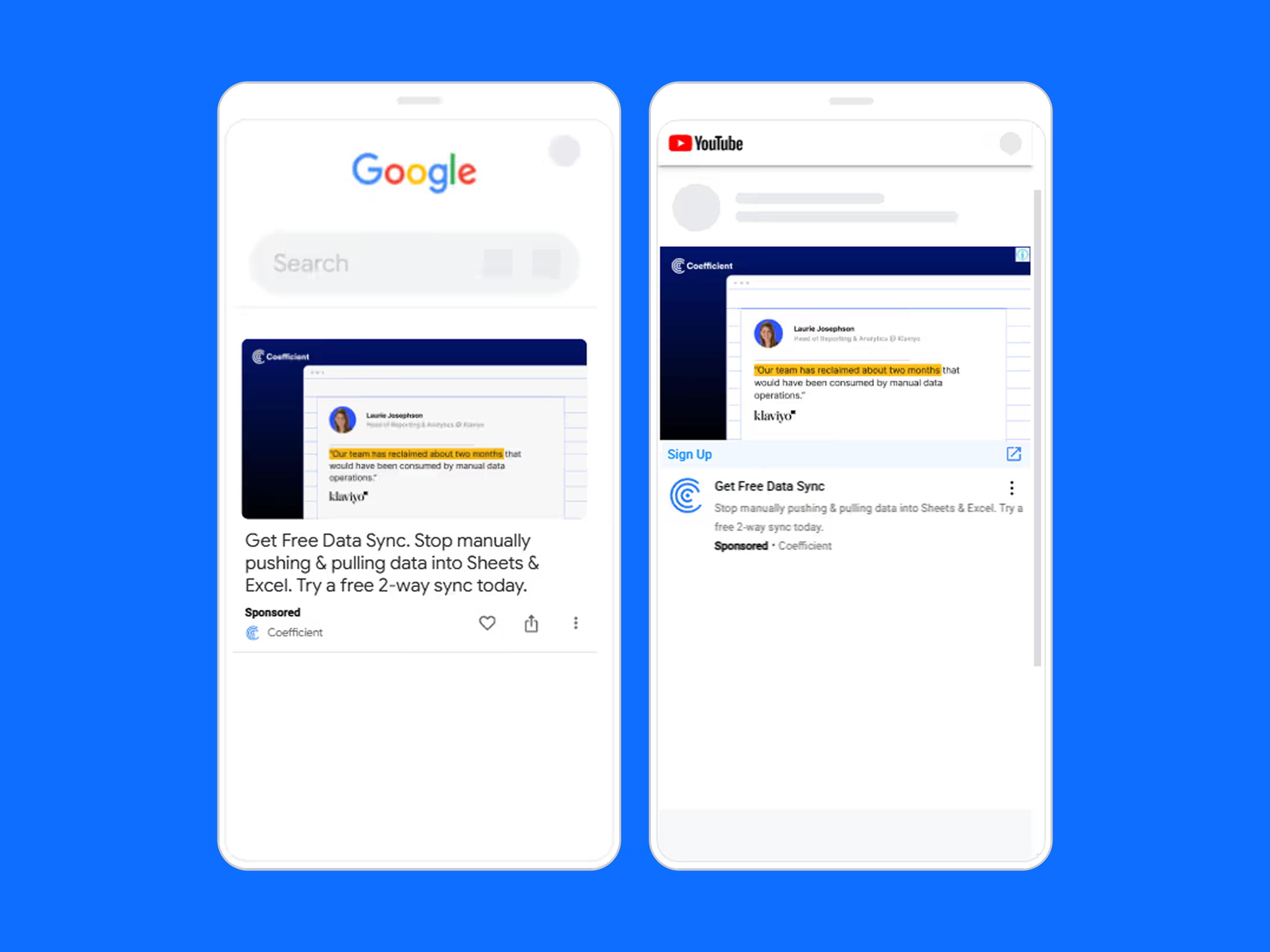 Retargeting Ads From Google Discovery.