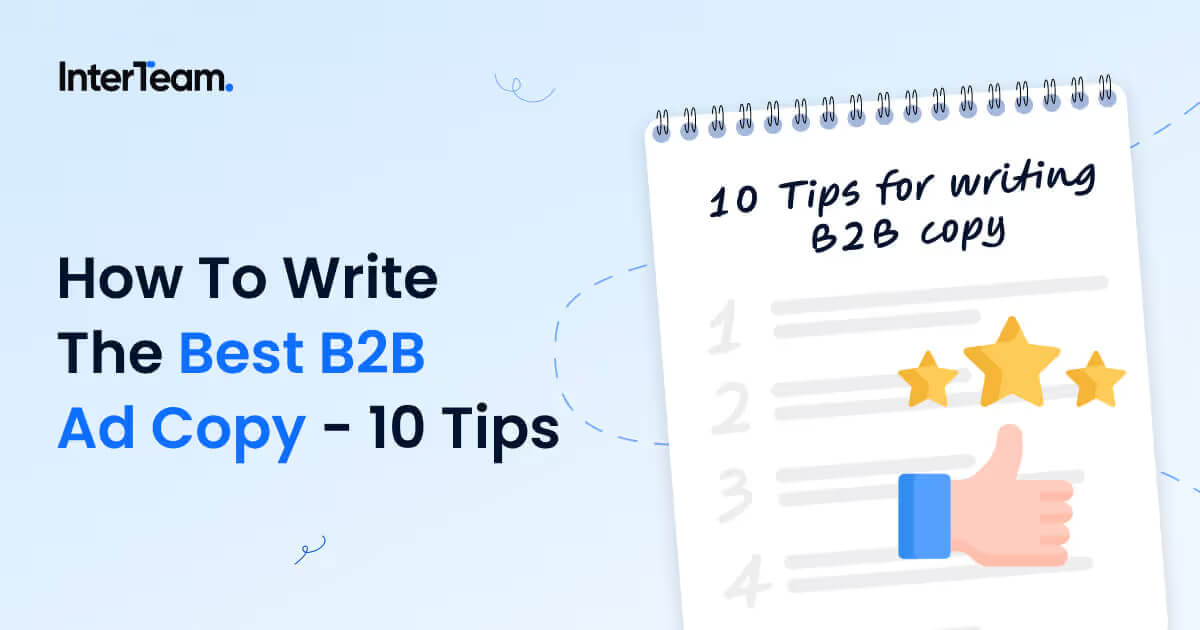 Checklist for 10 Tips For writing the best B2B Ad Copy.