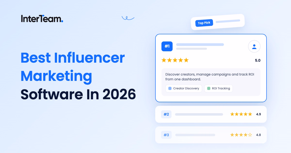 Best influencer marketing software platforms in 2026.