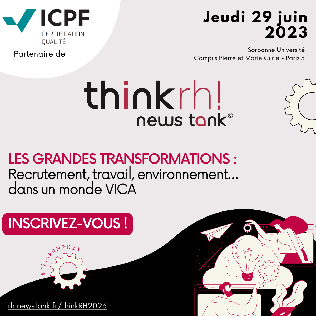 Retrouvez l'équipe ICPF au Think RH 2023