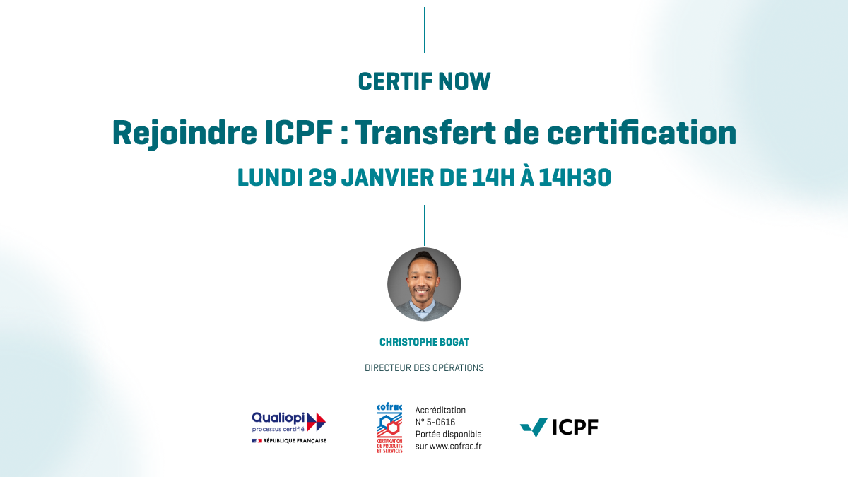 Certif Now : Rejoindre ICPF avec le Transfert