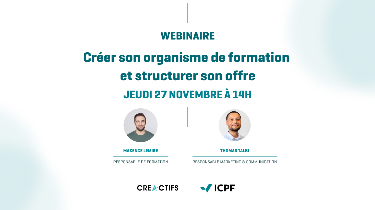 Créer son organisme de formation et structurer son offre
