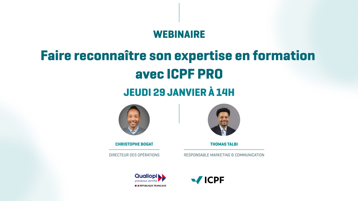 Faire reconnaître son expertise en formation avec ICPF PRO