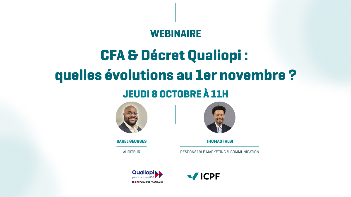 CFA & Décret Qualiopi :  quelles évolutions au 1er novembre ?