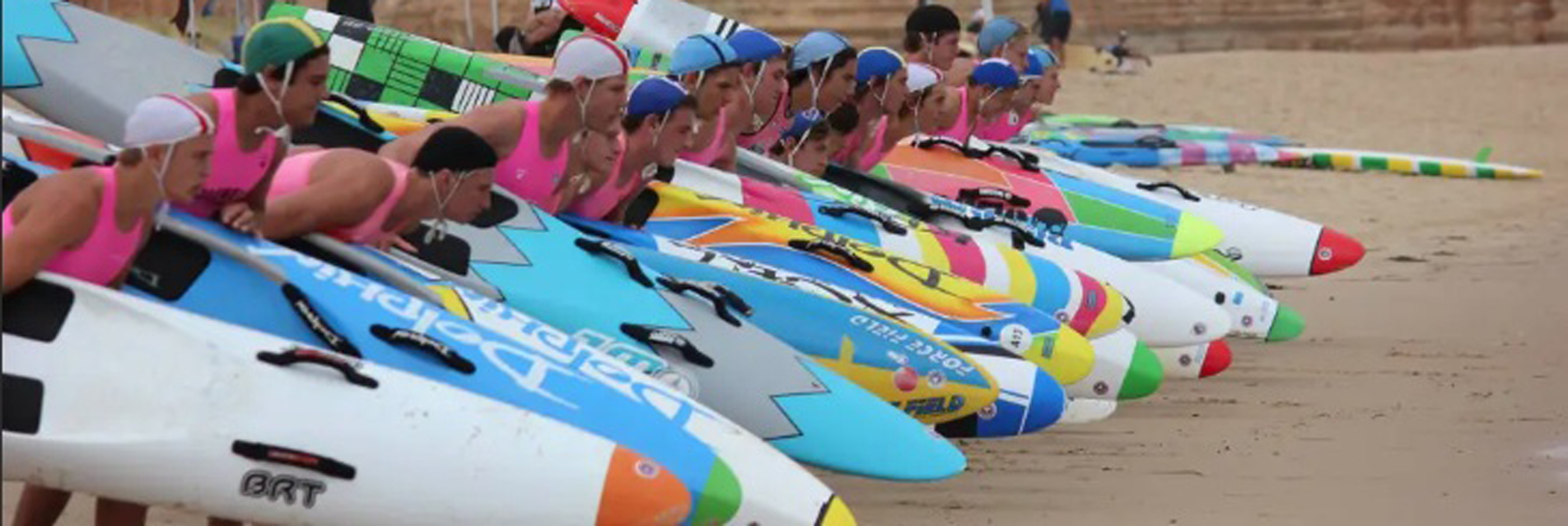 Board Race In Action