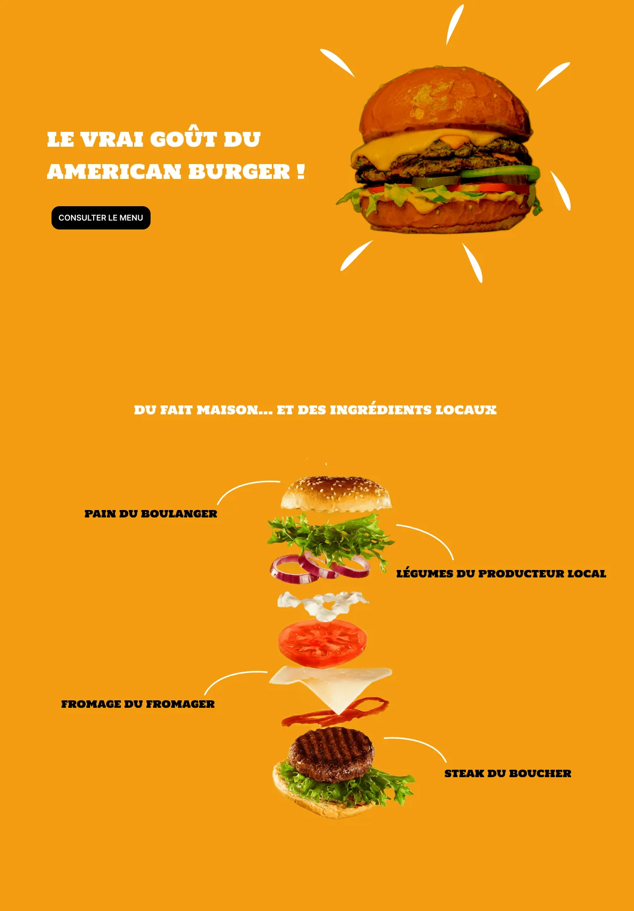 agence web amy design web design pour un restaurant 