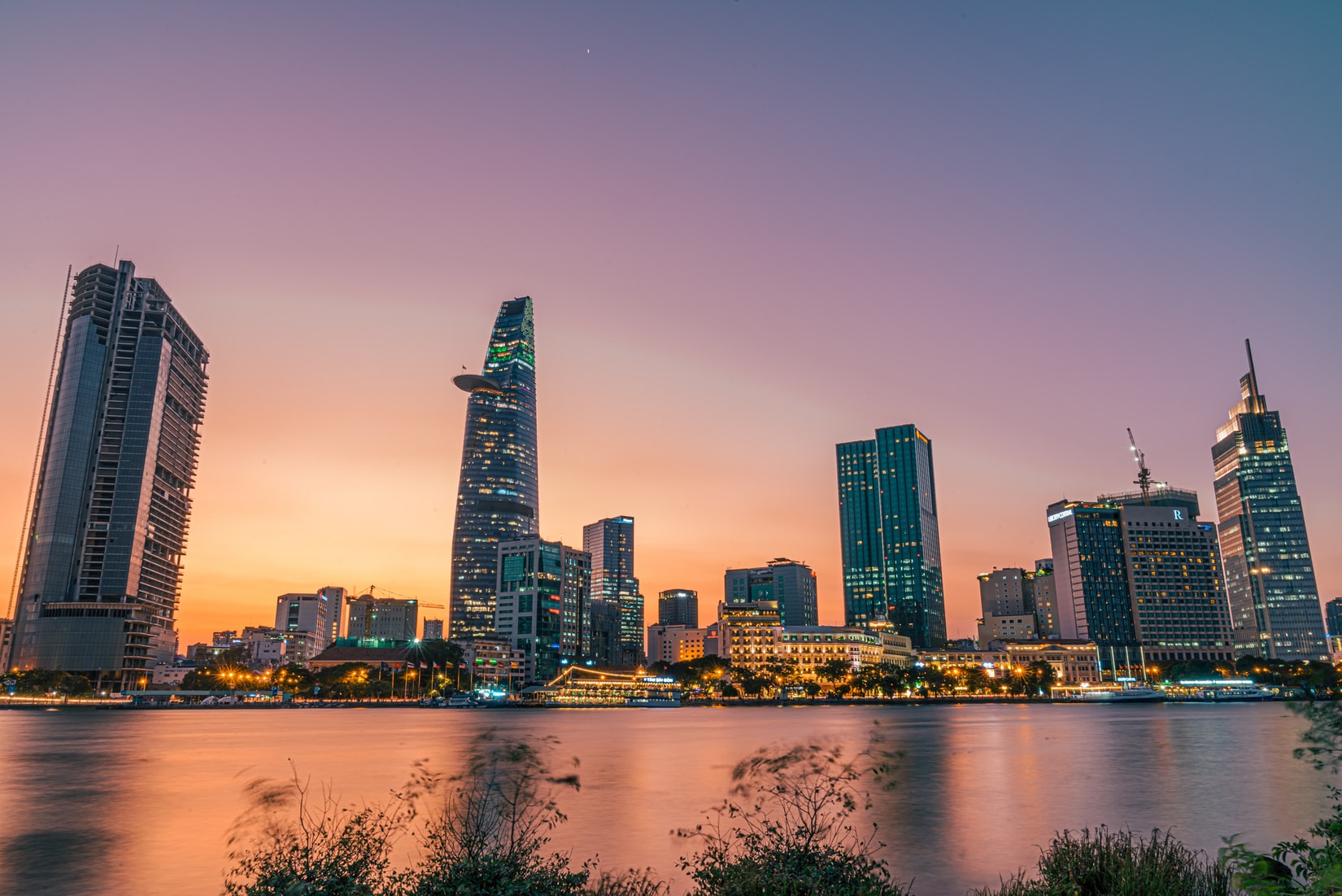 Central Business District in Ho Chi Minh City, Vietnam