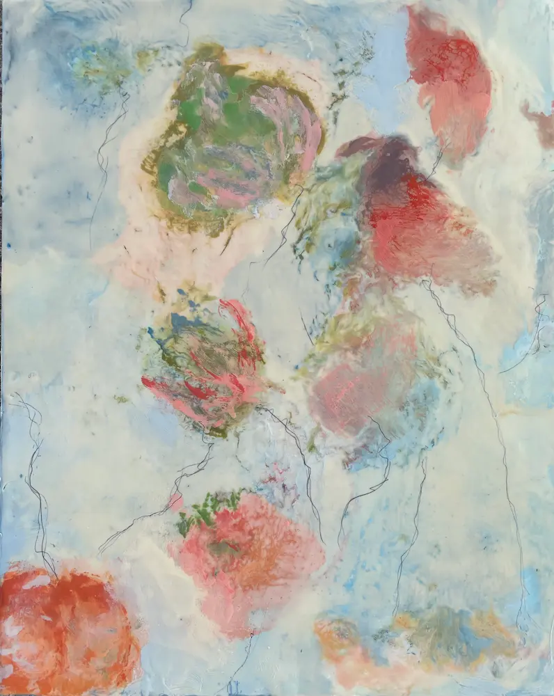 Floating - Encaustic