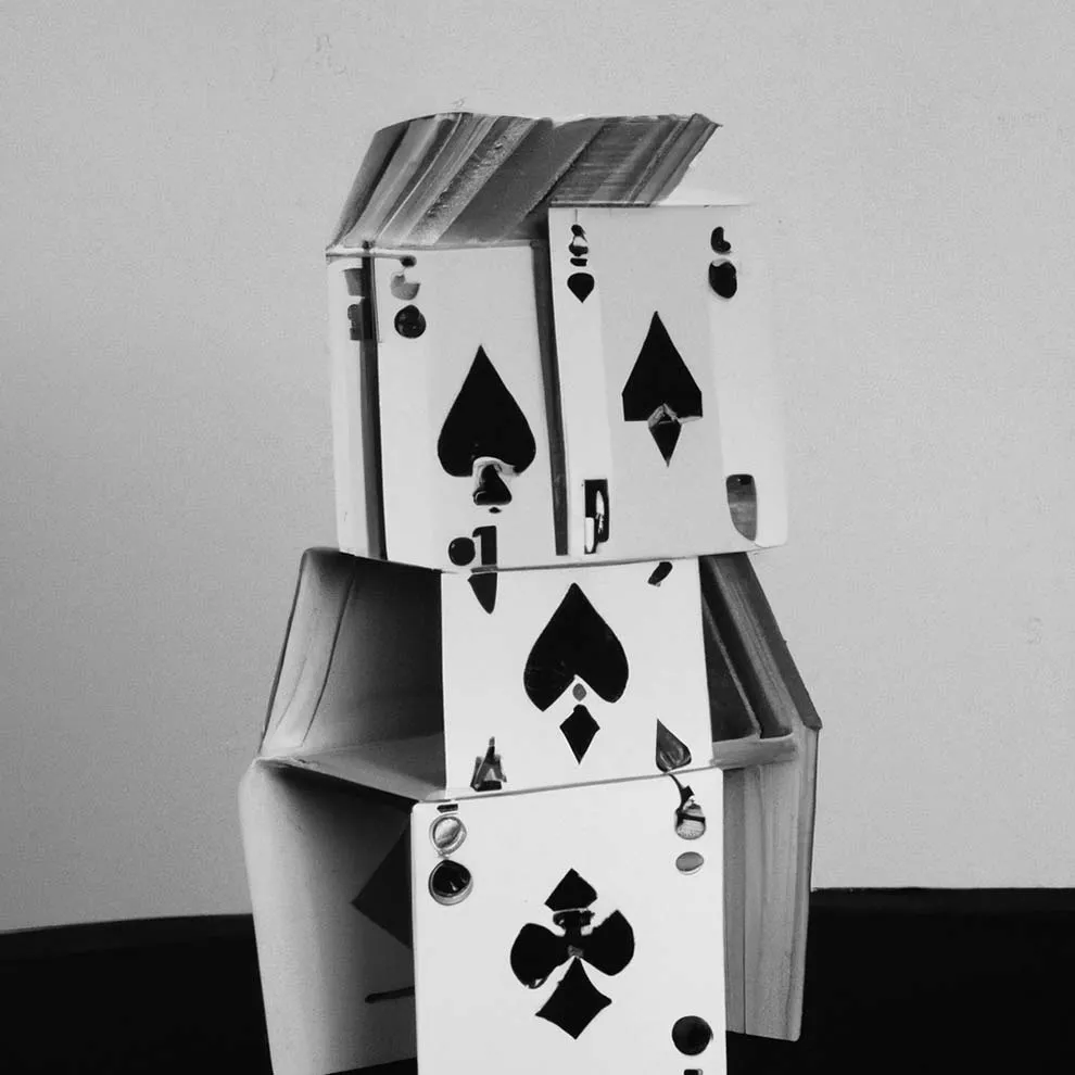 a tall house of cards