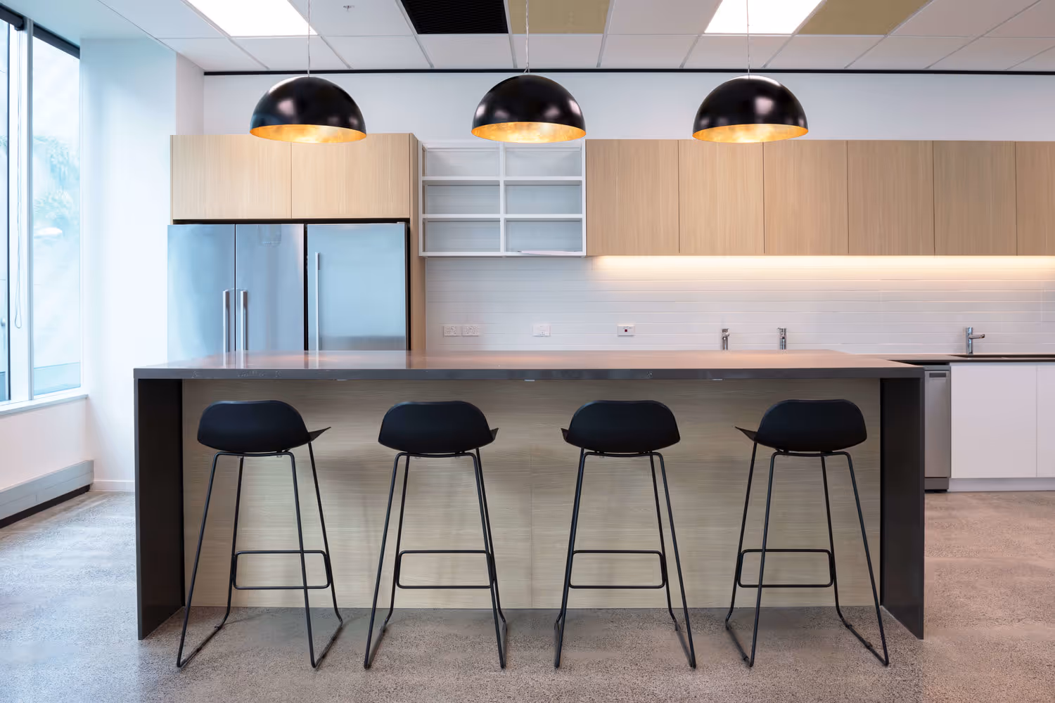 Beautiful minimalist kitchen design for Custom Fleet