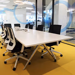 Eona Tapered Leg Meeting Table