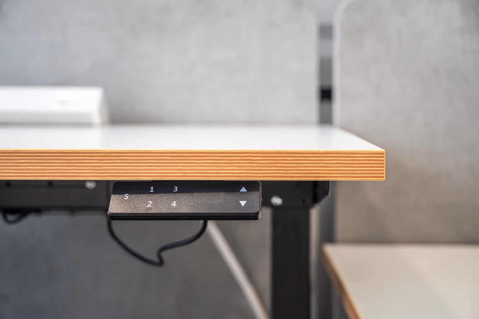 electric desk control panel