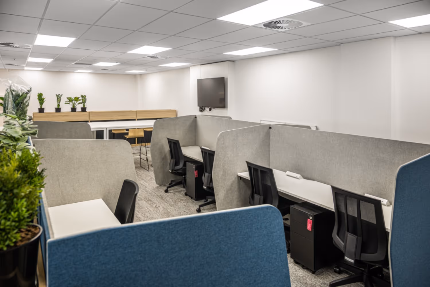 high view open plan office