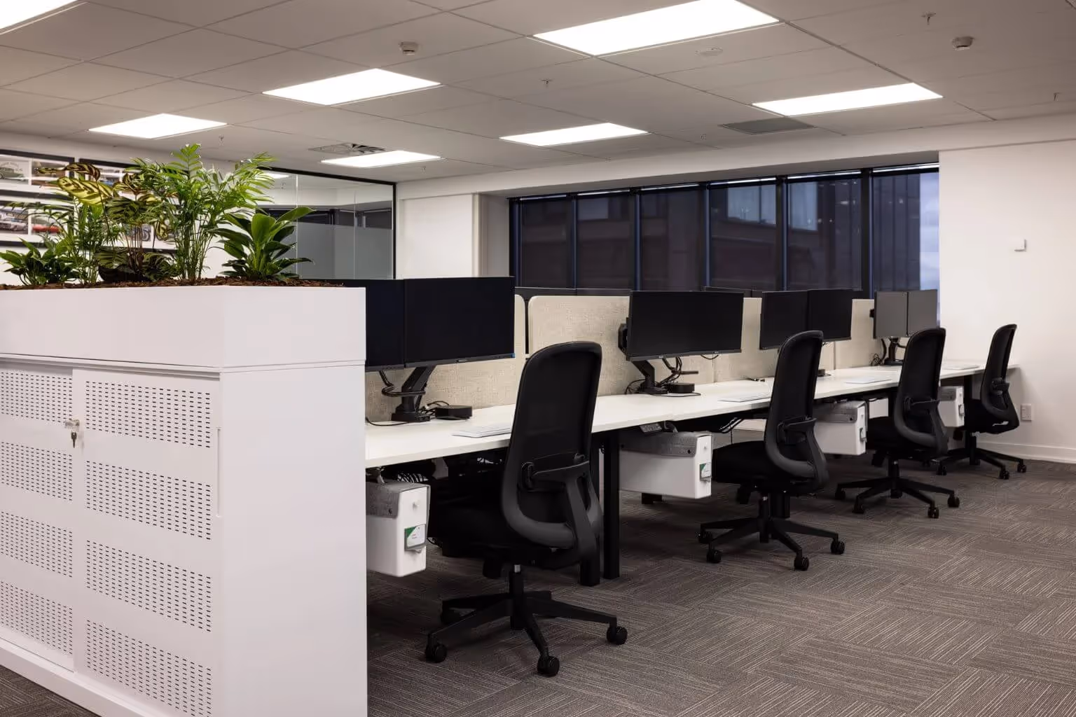 office desks and chairs