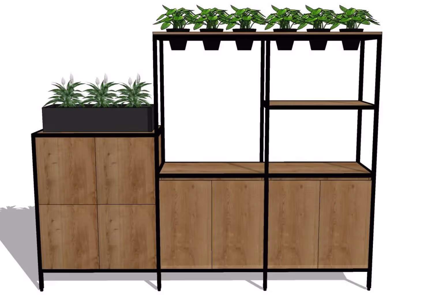 smartwall no toekick front render