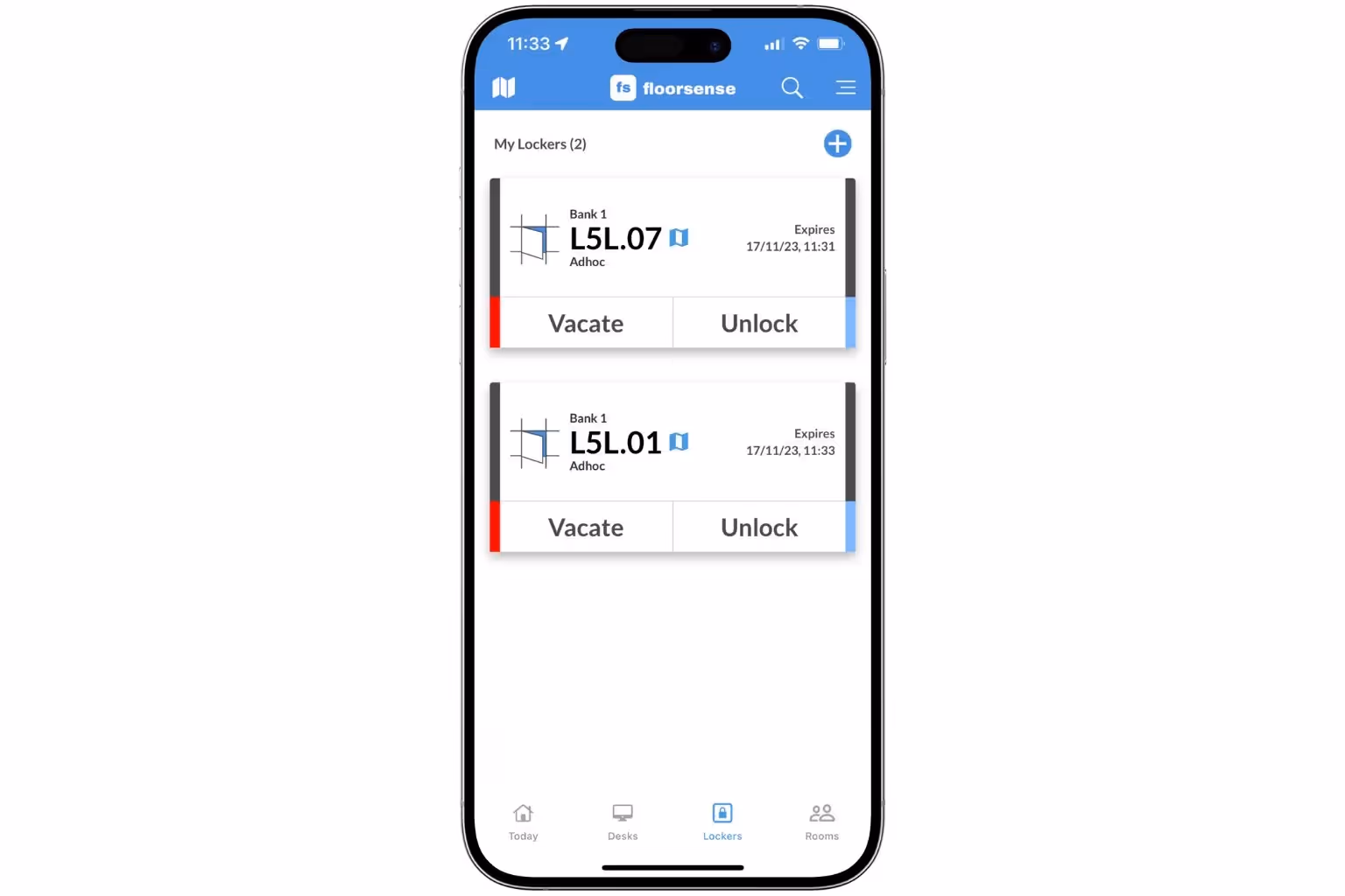 floorsense app booking