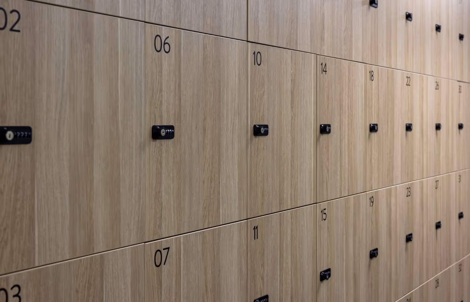 office lockers with combination locks