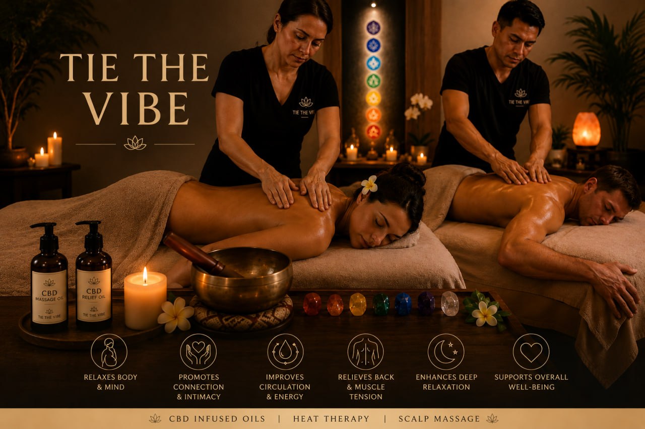 Tie the Vibe Couples Massage with Guided Meditation
