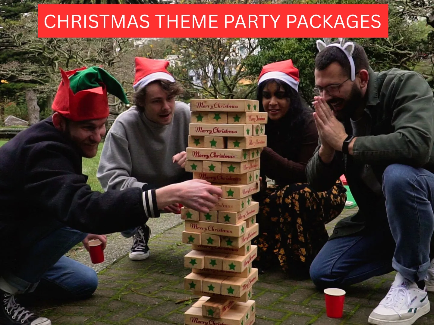Christmas theme party game for hire