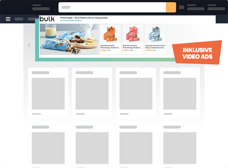 Sponsored Brands-Anzeige bei Amazon