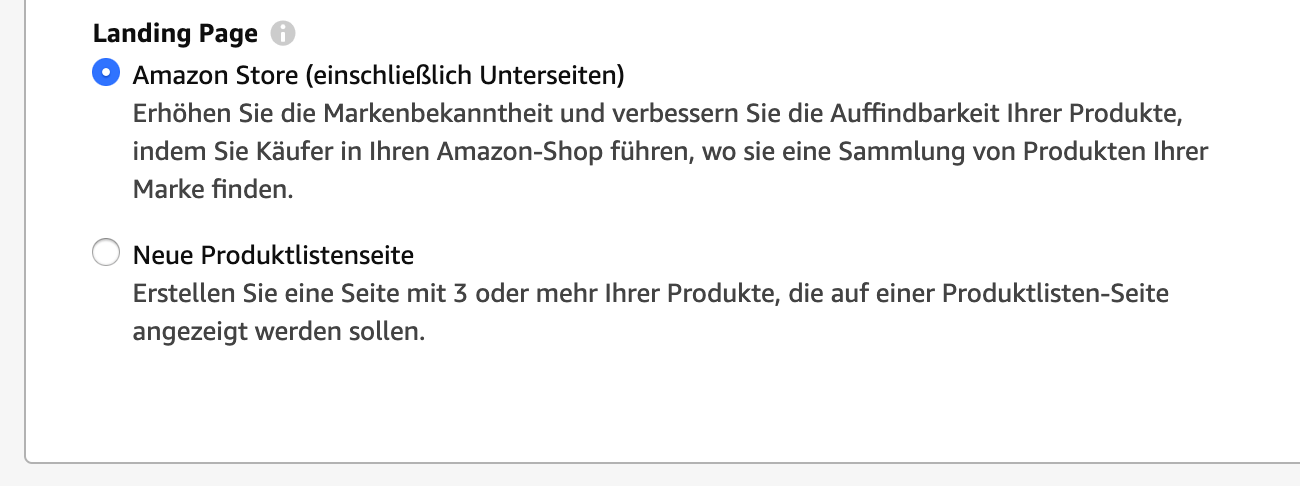 Amazon Sponsored Brands Guide_Anzeige erstellen_Landingpage 1300 × 486