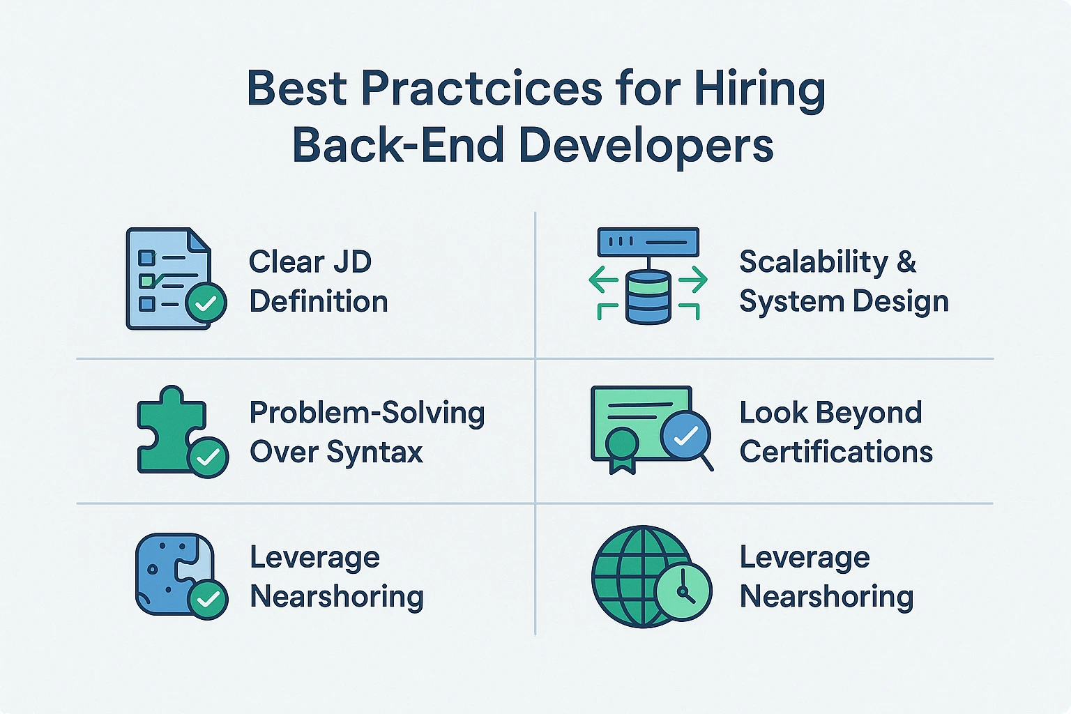 best practices for hiring backend developers